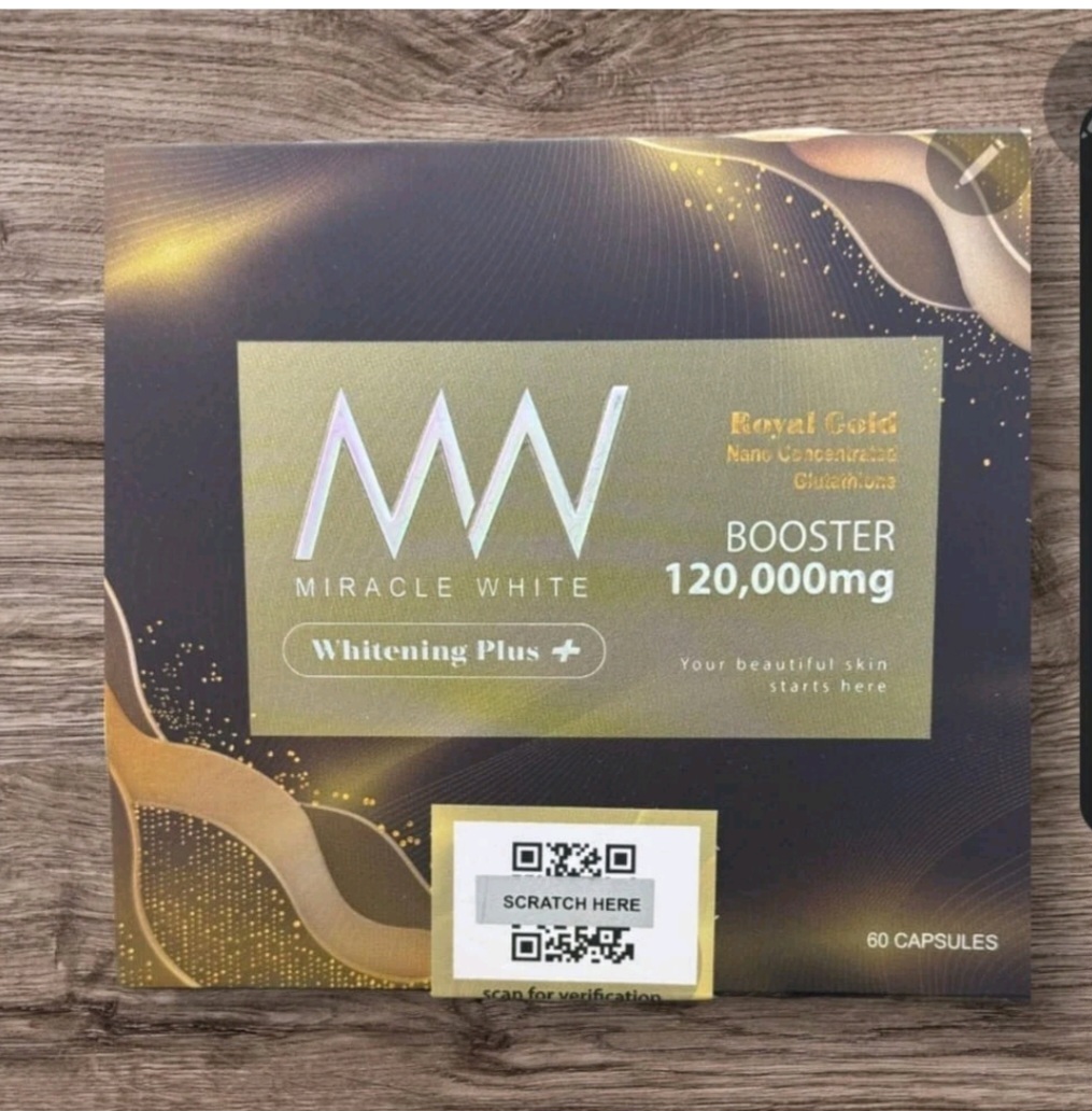 Miracle White Booster 120000mg Radiant Youthful Glowing Natural Healthy Skin