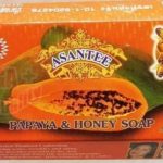 Asantre Papaya & Honey + Q10 Herbal Soap 125g