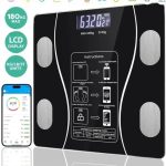 Digital 180KG Bathroom Scales Weighing Smart Body Fat BMI Bluetooth Weight Scale