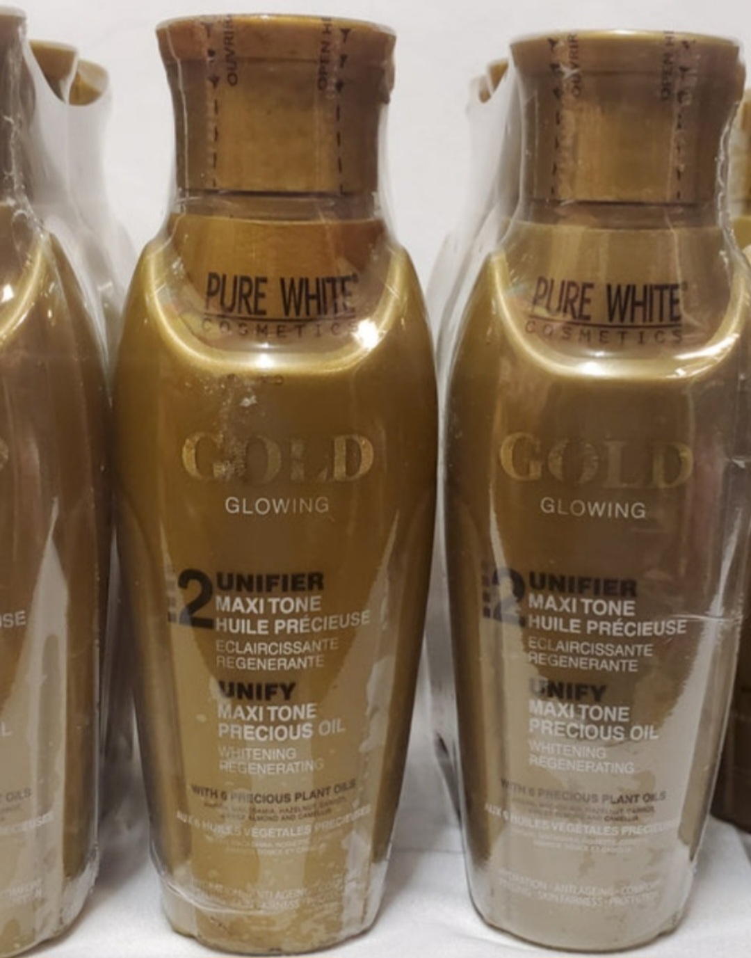 Pure white gold oil