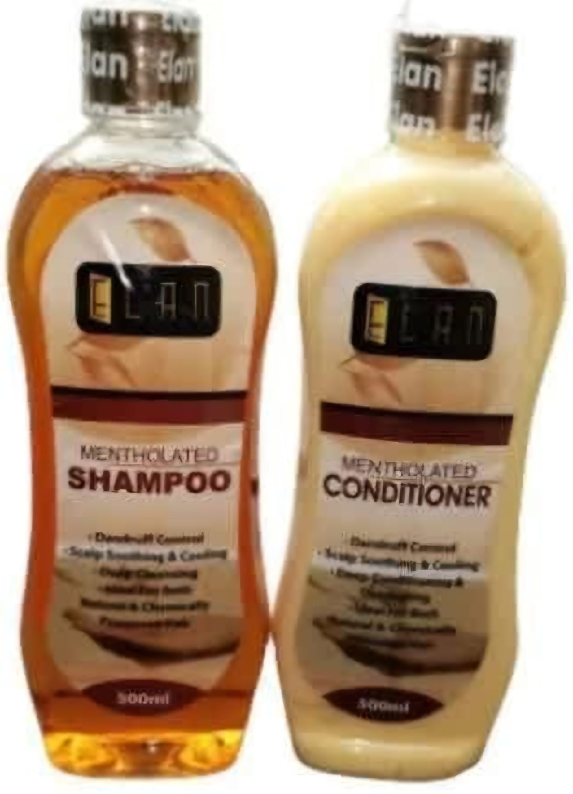 Elan Mentholated Anti-Dandruff Hair Shampoo & Conditioner 500ml